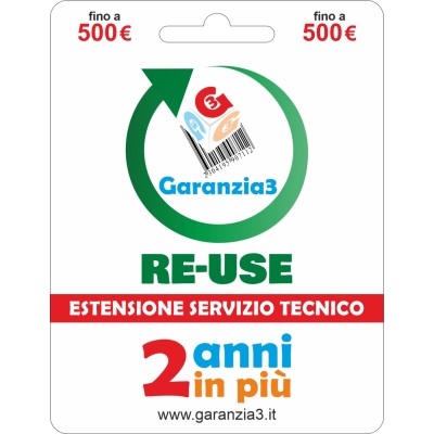 Estensione Garanzia 2 Anni 1000 